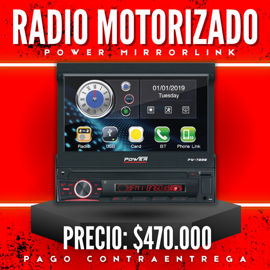 Radio Motorizado Power 🔥